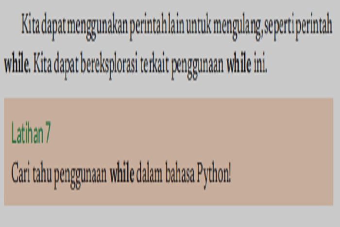 (tangkapan layar) Pembahasan soal Latihan 7 dan Latihan 8 pada Bab 6: 'Analisis Data', Informatika kelas X Kurikulum Merdeka.