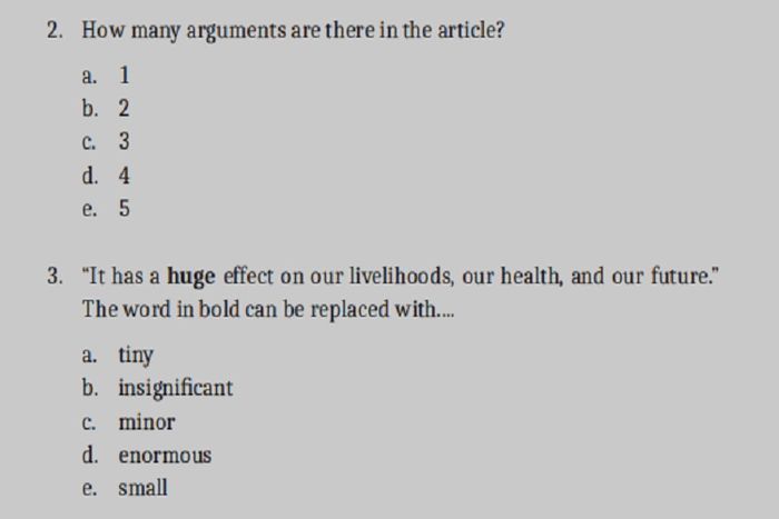 (tangkapan layar) Pembahasan soal D. Formative Test Part 1 Listening and Speaking, bahasa Inggris kelas XI Kurikulum Merdeka.