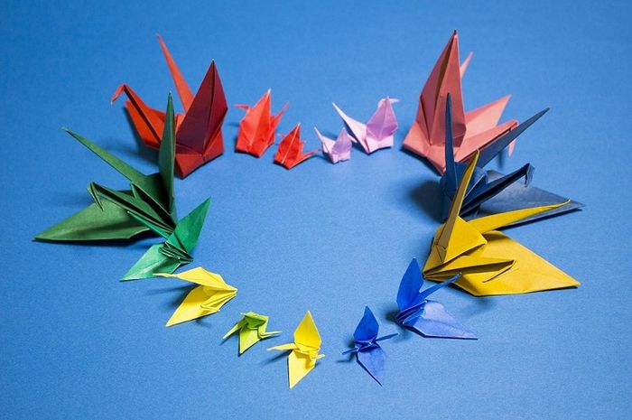 87 Gambar Pemandangan Origami 