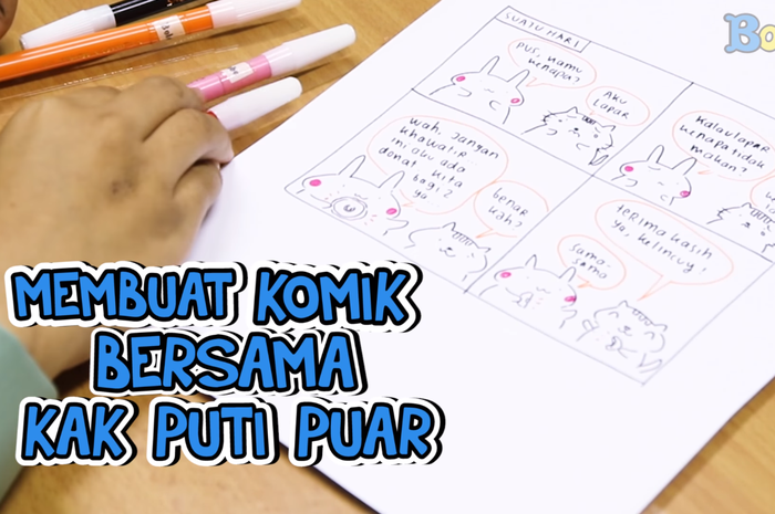 Suka Baca Komik Cari Tahu Sejarahnya Dan Coba Buat Sendiri Yuk Bobo