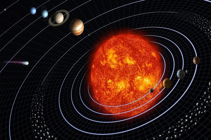 Tata surya sendiri adalah satu bagian kecil di alam seresta.