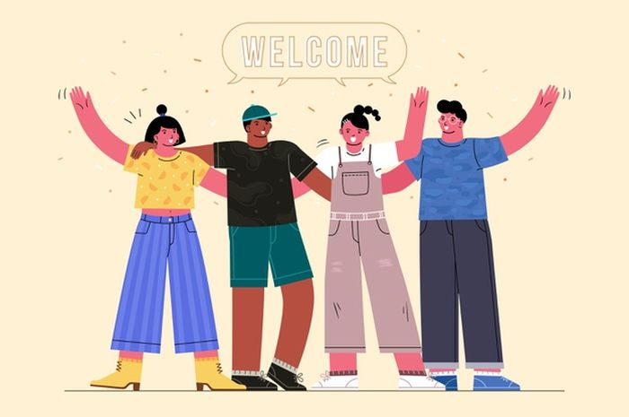 Berikut contoh penggunakan greetings and partings atau ucapan salam dan perpisahan.