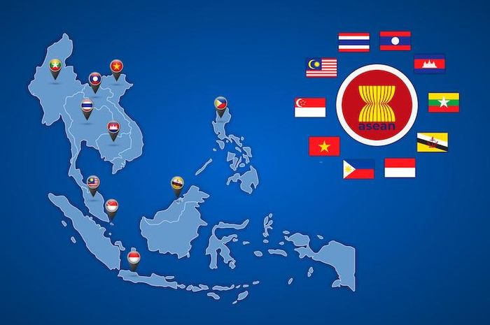 Ada sepuluh negara anggota ASEAN.
