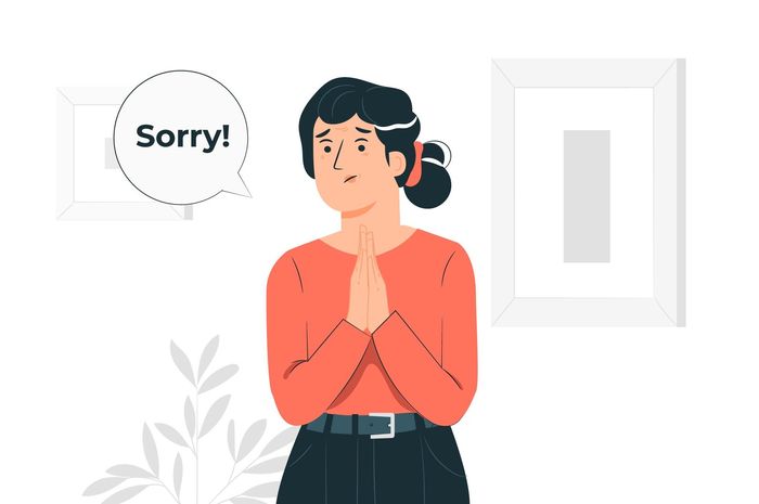 Dialog tentang menolak undangan atau declining invitation.