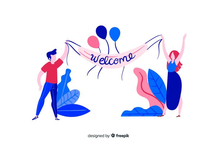 Dalam bahasa Inggris selamat datang dapat dartikan sebagai welcome.