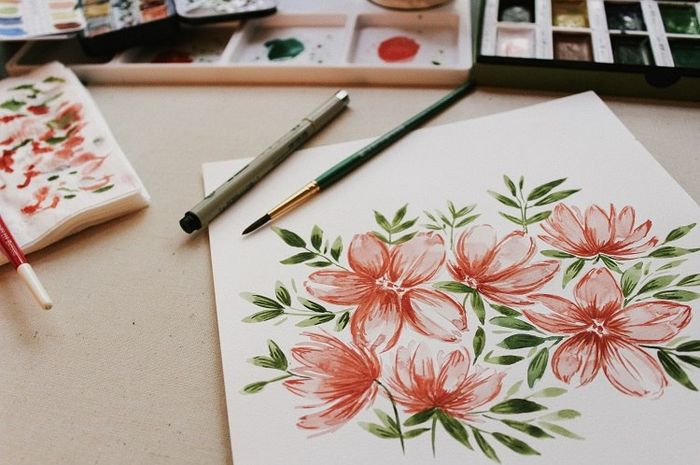Dalam proses menggambar ilustrasi ada beberapa tahap yang harus dilakukan.