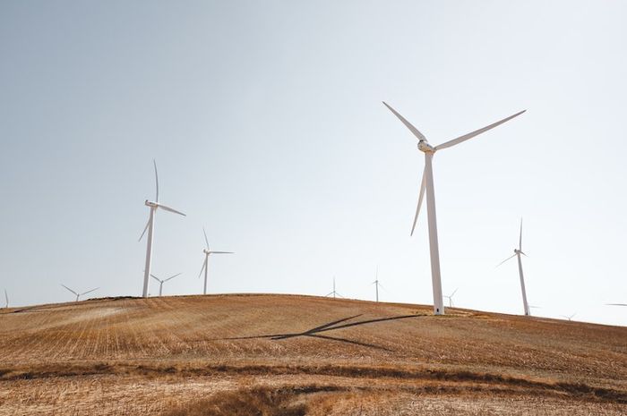 Energi gerak angin adalah contoh energi alternatif.