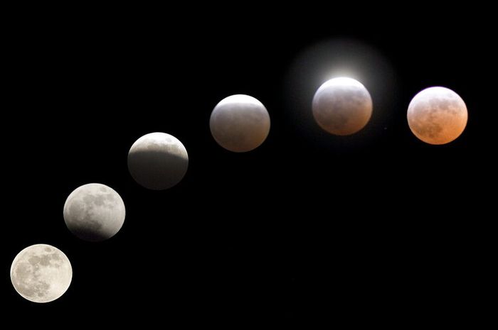 Bentuk Bulan yang berbeda-beda disebut juga dengan fase Bulan.