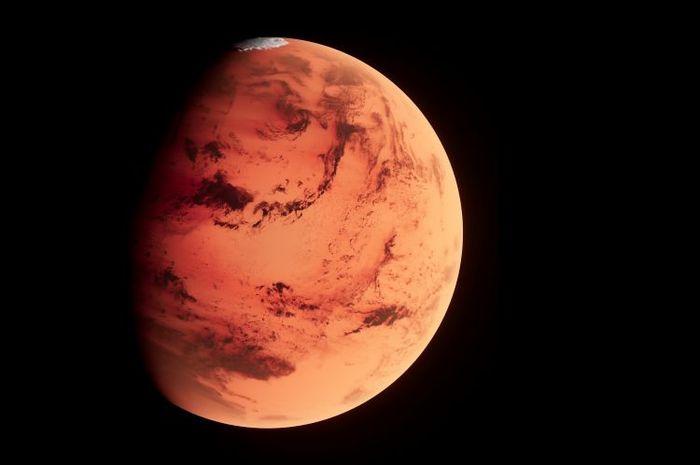 Planet Mars memiliki sebutan Planet Merah.