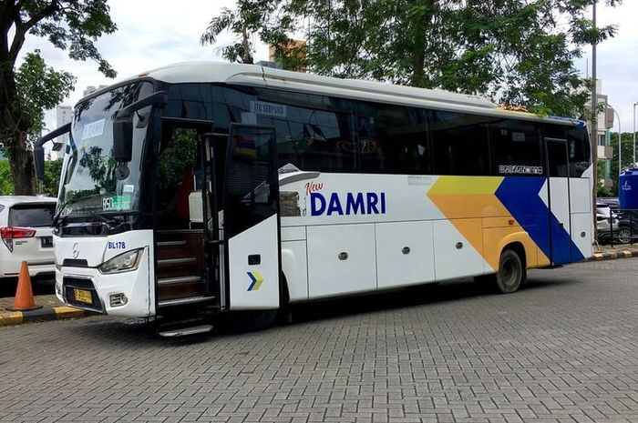 DAMRI adalah salah satu contoh angkutan umum pertama yang ada di Indonesia.