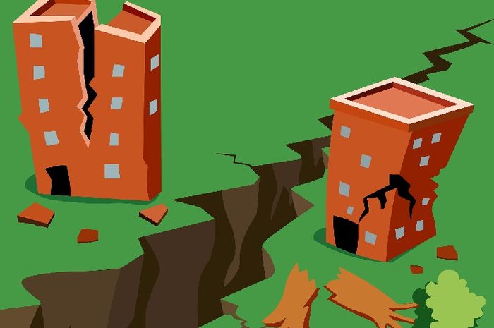 Pergeseran lapisan kulit bumi dapat menyebabkan terjadinya gempa tektonik.