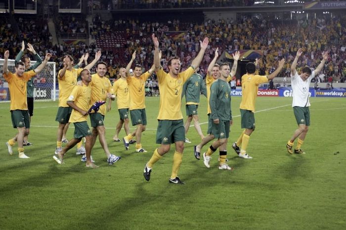 Timnas Australia menjadi salah satu negara yang telah berhasil lolos ke babak 16 besar Piala Dunia 2022.