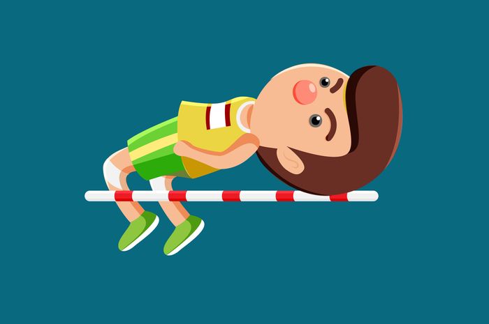 Tahap tolakan kaki pada olahraga lompat tinggi merupakan tahapan lanjutan dari tahap awalan dan persiapan.