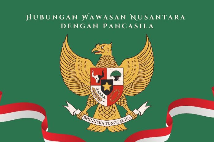 Wawasan nusantara memiliki hubungan dengan Pancasila yang merupakan dasar negara Indonesia.