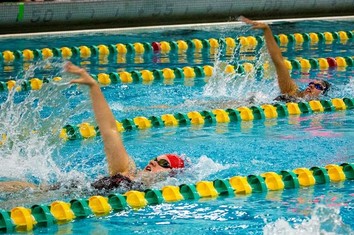 Nama lain dari gaya punggung pada renang adalah backstroke.