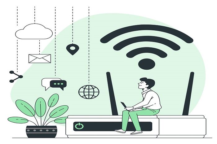 Repeater merupakan alat untuk menguatkan sinyal internet.