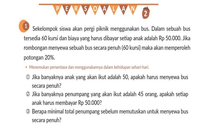Soal Persoalan 2 tentang rasio dan diagram.
