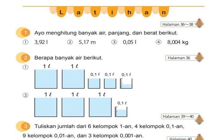 Soal tentang bilangan desimal.
