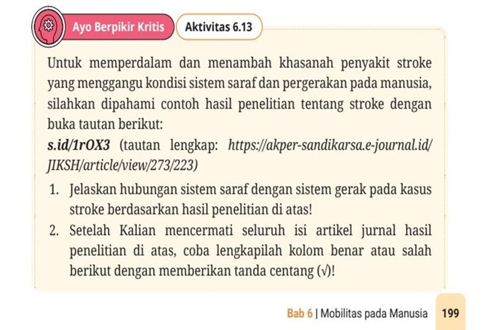 Stroke merupakan penyakit yang mengganggu saraf dan gerak manusia.