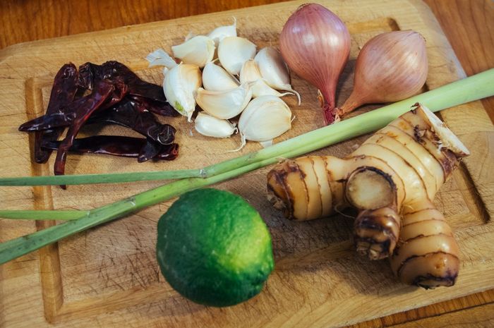 Aneka bumbu dapur memiliki istilah penyebutan tersendiri di dalam bahasa Inggris.