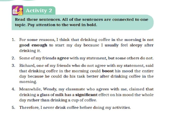 (tangkapan layar) Terdapat soal 'Activity 2' pada 'Unit 5: Hortatory Exposition Text' di halaman 150.