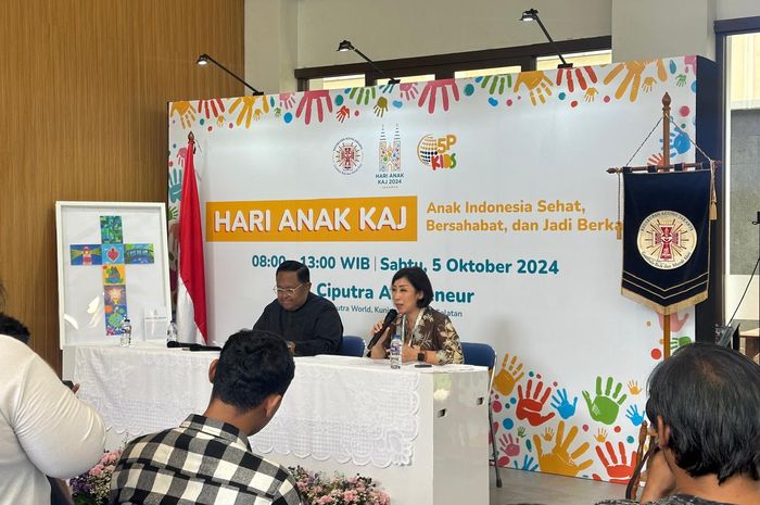 Press Conference Hari Anak KAJ pada 4 Oktober 2024.