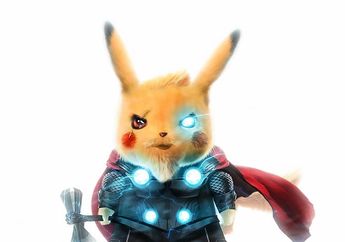 Seniman Buat Pikachu yang Imut jadi Superhero DC dan Marvel, Lihat, yuk!