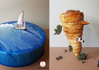 Wah, Koki Pastry Kreatif Ini Membuat Hiasan Kue Jadi Lebih Menarik! Lihat, yuk!