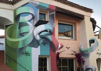 Keren, Pelukis Ini Membuat Grafiti Tiga Dimensi di Tembok Bangunan!