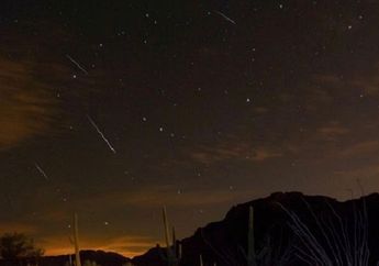 Peristiwa Langit Oktober, Puncak Hujan Meteor Draconid Malam Ini, lo!