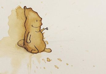 Wah, Noda Tumpahan Kopi Bisa Diubah Menjadi Gambar Monster yang Lucu!