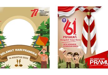 15 Twibbon Hari Pramuka Nasional 2022, Ini Link dan Cara Membuatnya