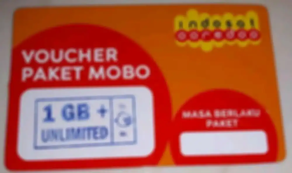 Voucher data Indosat