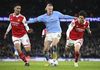 Man City vs Arsenal - Haaland Copy Paste Salto Jarak Jauh Ibrahimovic, Hasilnya Zonk