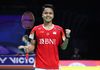 Hasil Thomas Cup 2024 - Sempat Direpotkan Tunggal Putra Ranking 105 Dunia, Anthony Ginting Amankan poin Pertama Indonesia