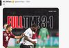 Hasil Liga Italia - Turunkan Skuad Tak Biasa, AC Milan Dilahap Habis Torino