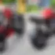 Sadis Banget! Pengen Punya Moge, Honda Tiger Dimodif Jadi Ducati Monster