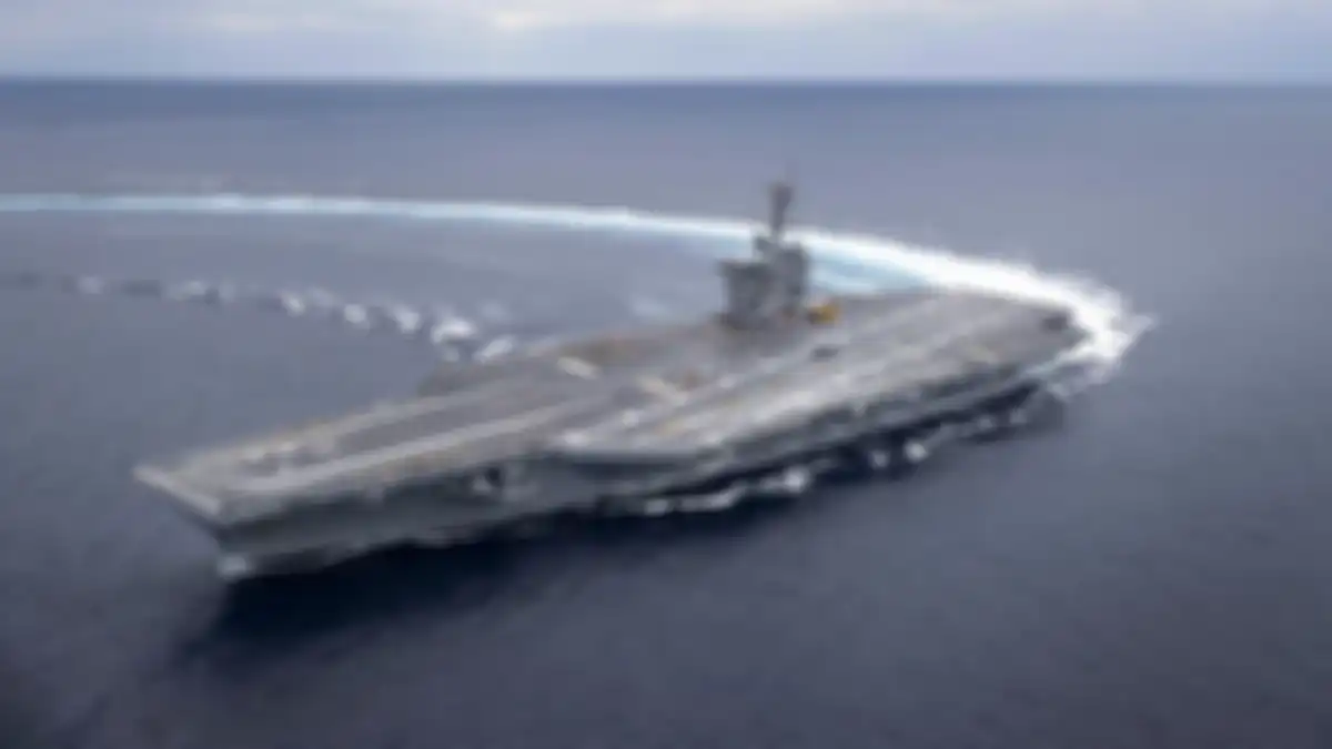 Kapal induk USS Abraham Lincoln. 