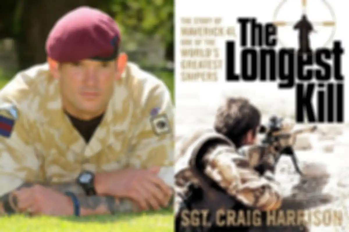 Craig Harrison dan bukunya, The Longest Kill.