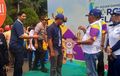Ribuan Warga Serang Antusias Sambut Kirab Obor Asian Games 2018