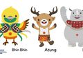 Mengenal 3 Maskot Asian Games 2018: Bhin Bhin, Atung, dan Kaka