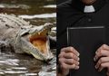 Seekor Buaya Melompat dari Danau dan Memangsa Pendeta di Depan Umatnya, Seram!