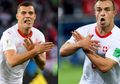Arti Selebrasi Gol Granit Xhaka dan Xherdan Shaqiri yang Kontroversial