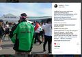 Driver Ojol Ini Bawa Mi Instan Satu Tas Demi Nonton Piala Dunia 2018