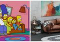 Begini Tampilan Ruang Tamu Serial The Simpsons Jika menggunakan Konsep Desain yang Lagi Ngehits!