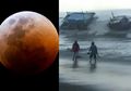 Pantai Selatan Terus Diterjang Gelombang Tinggi, Benarkah Gerhana Bulan Jadi Penyebabnya?