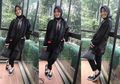 Stylo of The Day, Gaya Serba Hitam Edgy ala Dian Ayu Lestari