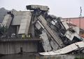 Diterpa Badai, Jembatan Panjang di Italia Ini Runtuh Secara Mengerikan