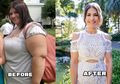 Bertubuh Gemuk Hingga Harus Pakai Baju Hamil, Wanita Ini Berhasil Turunkan Berat Badan Hingga Bikin Pangling