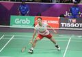 Menang Final Bulutangkis, Ini Deretan Wajah Ekspresif Jonatan Christie Ketika Menerima Medali Emas